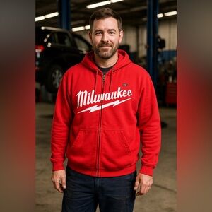 Milwaukee m12 heated jacket red XL NO BATTERY, CHARGER OR CORD